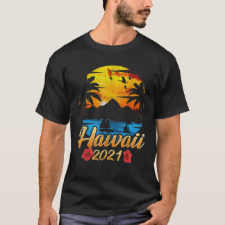 Camiseta Hawaii 2021, Matchin de Férias da Família de Camis