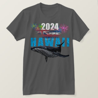 CAMISETA HAWAII 2024 FOGOS TRIBAIS POLINESIANOS DE HUMPBACK