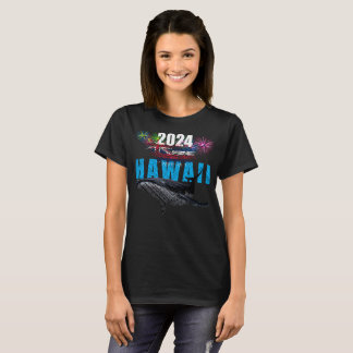 CAMISETA HAWAII 2024 FOGOS TRIBAIS POLINESIANOS DE HUMPBACK