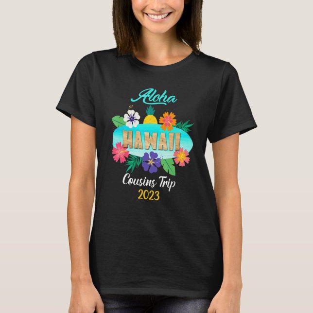 Camiseta Hawaii Aloha Hawaiian Family Trip 2023_15 (Frente)