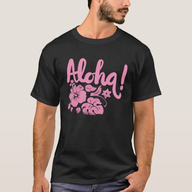 Camiseta Hawaii Aloha Hibiscus Hawaiian Party 4 (Frente)