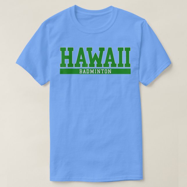 Camiseta Hawaii Badminton (Frente do Design)