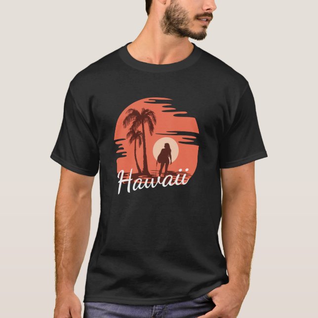 Camiseta Hawaii Beach (Frente)