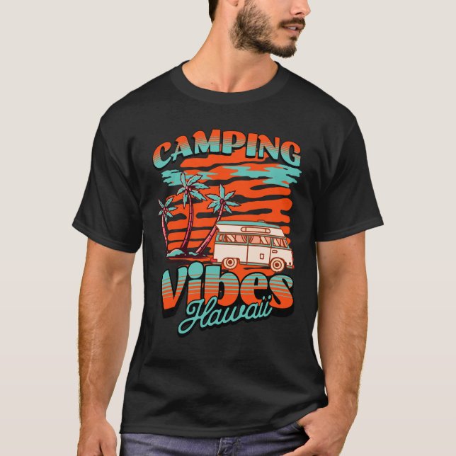 Camiseta Hawaii Camping Vibes (Frente)