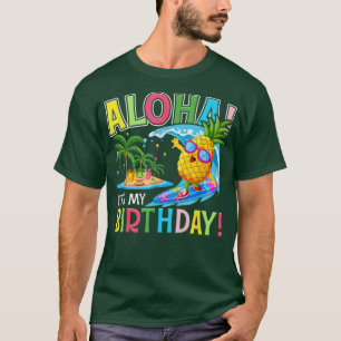 Camiseta Hawaii É Minha Festa de aniversário Aloha Hawaiian