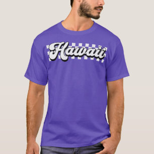 Camiseta Hawaii Hi Checkered Racing Flag Hawaii TShirt 3