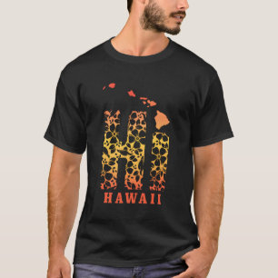 Camiseta Hawaii Hi Ilhas Havaianas Surf de Mapa Surfer Hilo