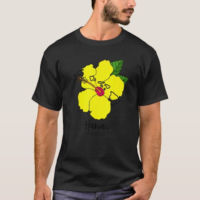 Camiseta Hawaii Hibiscus Flower (Frente)