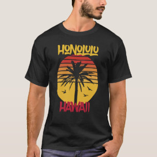Camiseta Hawaii Honolulu Palm tree Oceano