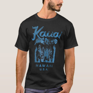 Camiseta Hawaii Kauai Hawaiian Surfing