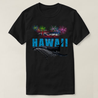 CAMISETA HAWAII NYE POLYNESIAN TRIBAL HUMPBACK FIREWORKS
