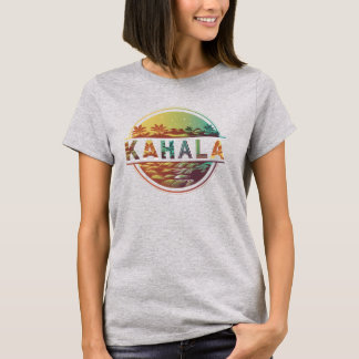 Camiseta Hawaii Palm Beach Tropical, praia de Kahala.