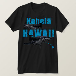 CAMISETA HAWAII POLINESIANO TRIBAL HUMPBACKS NAS ILHAS HAWA