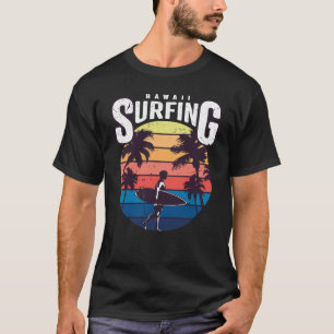 Camiseta Hawaii Surfing Retro