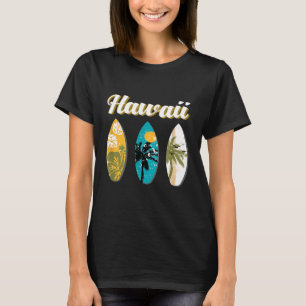 Camiseta Hawaii Surfing Shirt Aloha Surfboard Vintage Retro