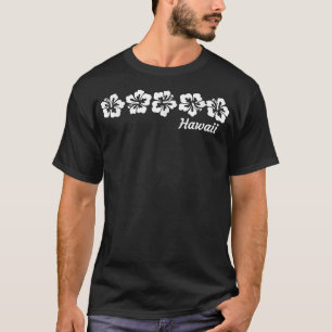 Camiseta Hawaii T  with Hawaiian Hibiscus Flowers 