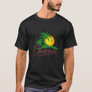 Camiseta Hawaii Tropical Havaiana - Ohana Retro Mulheres