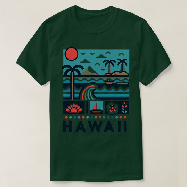 Camiseta Hawaii TShirt 11 (Frente do Design)