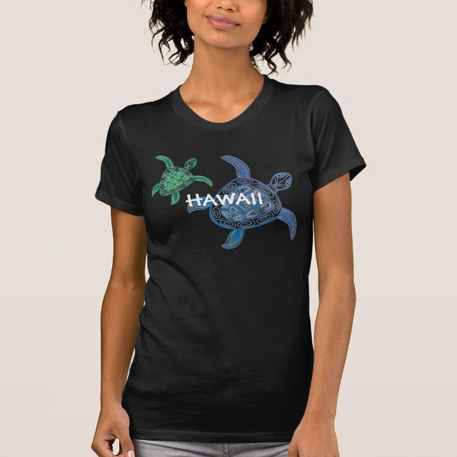 Camiseta Hawaii Turtle T-Shirt (Frente)