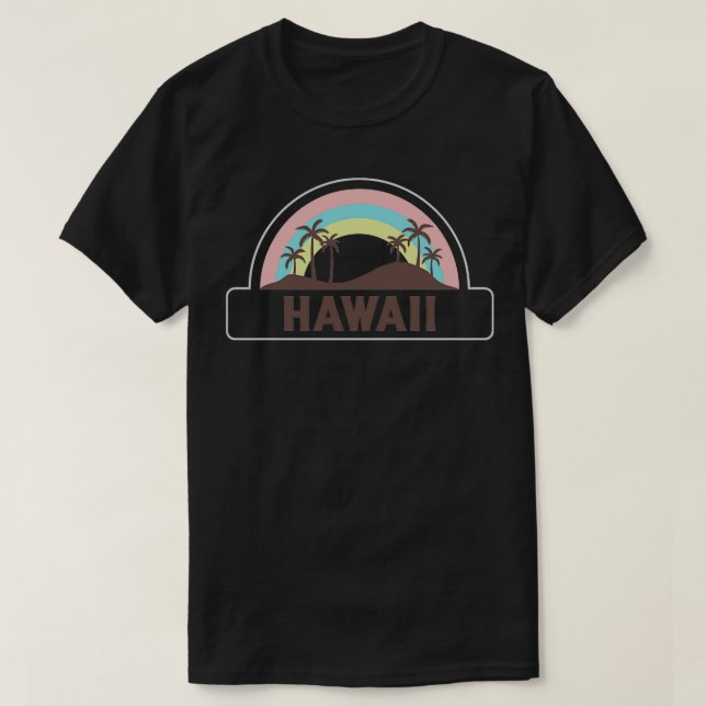 Camiseta Hawaii Vintage TShirt (Frente do Design)