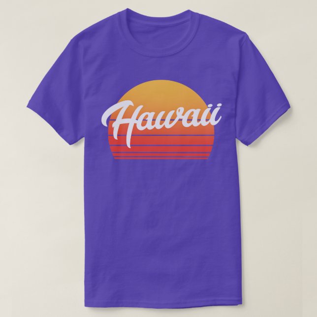 Camiseta Hawaii Vintage TShirt 3 (Frente do Design)