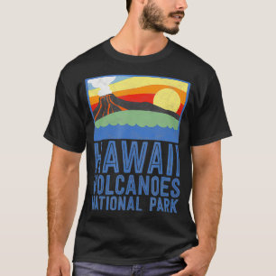 Camiseta Hawaii Volcanoos National Park Vintage Retro Desig