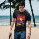 Camiseta Hawaii Volcanoos National Park Vintage se afundou<br><div class="desc">Vetor de vulcões do Havaí,  design trabalho de arte. O parque fica na Ilha Hawaii. No seu coração estão os vulcões ativos Kīlauea e Mauna Loa.</div>