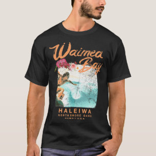 Camiseta Hawaii Waimea Bay Vintage Surfing