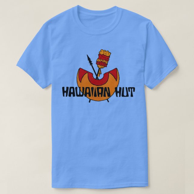 Camiseta Hawaiian Hut (Frente do Design)