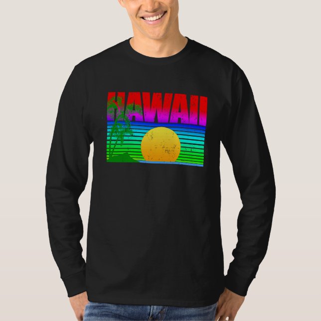 Camiseta Hawaiian Islands Aloha State (Frente)