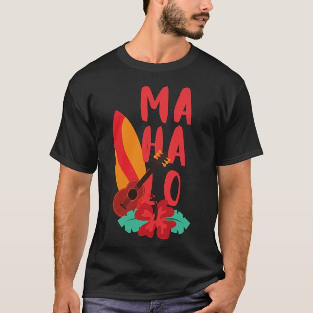 Camiseta Hawaiian Mahalo (Hawaii - Aloha)   (Frente)