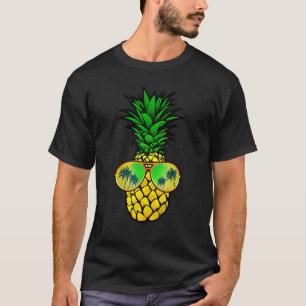 Camiseta Hawaiian Pineapple Sunglass Hawaii Beach Vacatio