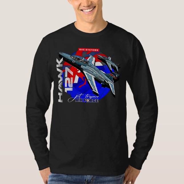 Camiseta Hawk 127 Royal Australian Air Force Jet Trainer (Frente)