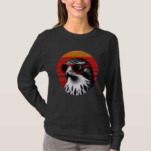 Camiseta Hawk Bird Sunset Style Vintage 70