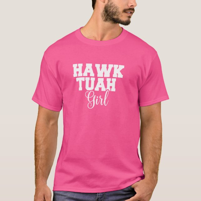 Camiseta Hawk Tuah 2024 cuspiu Naquele Thang engraçado meme (Frente)