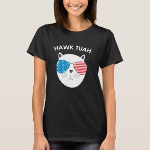Camiseta Hawk Tuah, American Cat, Internet Parody, Meme