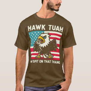 Camiseta Hawk Tuah E Cuspi Naquela Tanta Engraçada Eagle Me