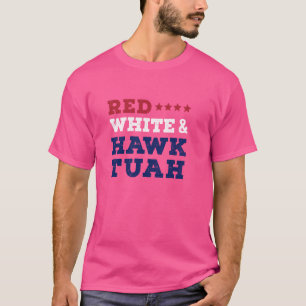 Camiseta Hawk Tuah Red Stars White E Blue Spit Thang Stri