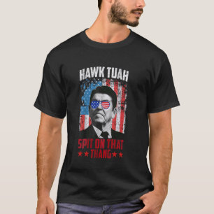 Camiseta Hawk Tush cuspiu naquele candidato presidencial