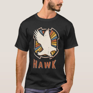 Camiseta Hawk Vintage Clássico Retro Amor Animal