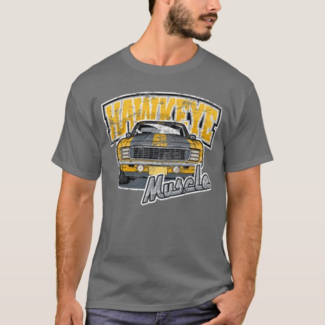 Camiseta Hawkeye Muscle Car C1 retro (Frente)