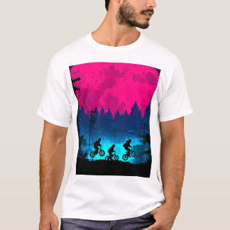 Camiseta Hawkins Night Ride Retro 1985 Stranger Things T-Sh