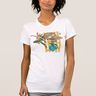 Camiseta Hawkman e Hawkgirl