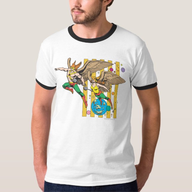 Camiseta Hawkman e HawkWomen (Frente)