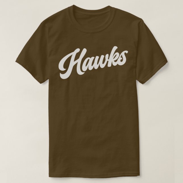 Camiseta Hawks Atlanta Hawks tee para fãs de basquete (Frente do Design)