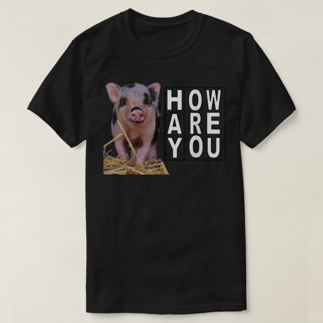 Camiseta Hay Como Você Está Pig2670 (Frente do Design)
