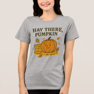 Camiseta Hay There Pumpkin   Camisa de Pun Engraça
