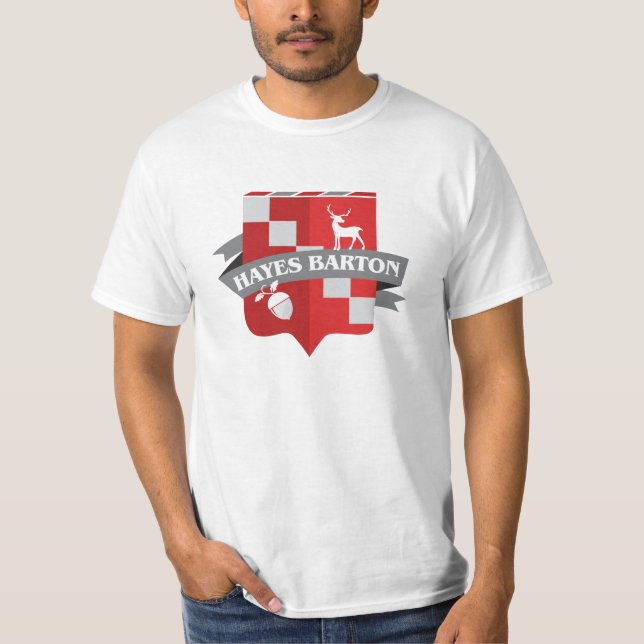 Camiseta Hayes Barton casaco de braços T-Shirt (Frente)