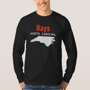 Camiseta Hays Carolina do Norte Usa Estado América Viagem