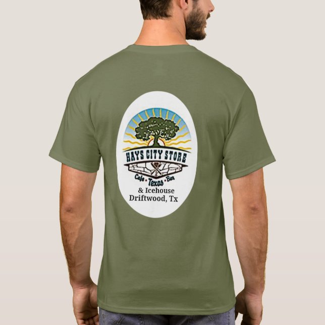 Camiseta Hays City Store & Icehouse T-shirt (Verso)